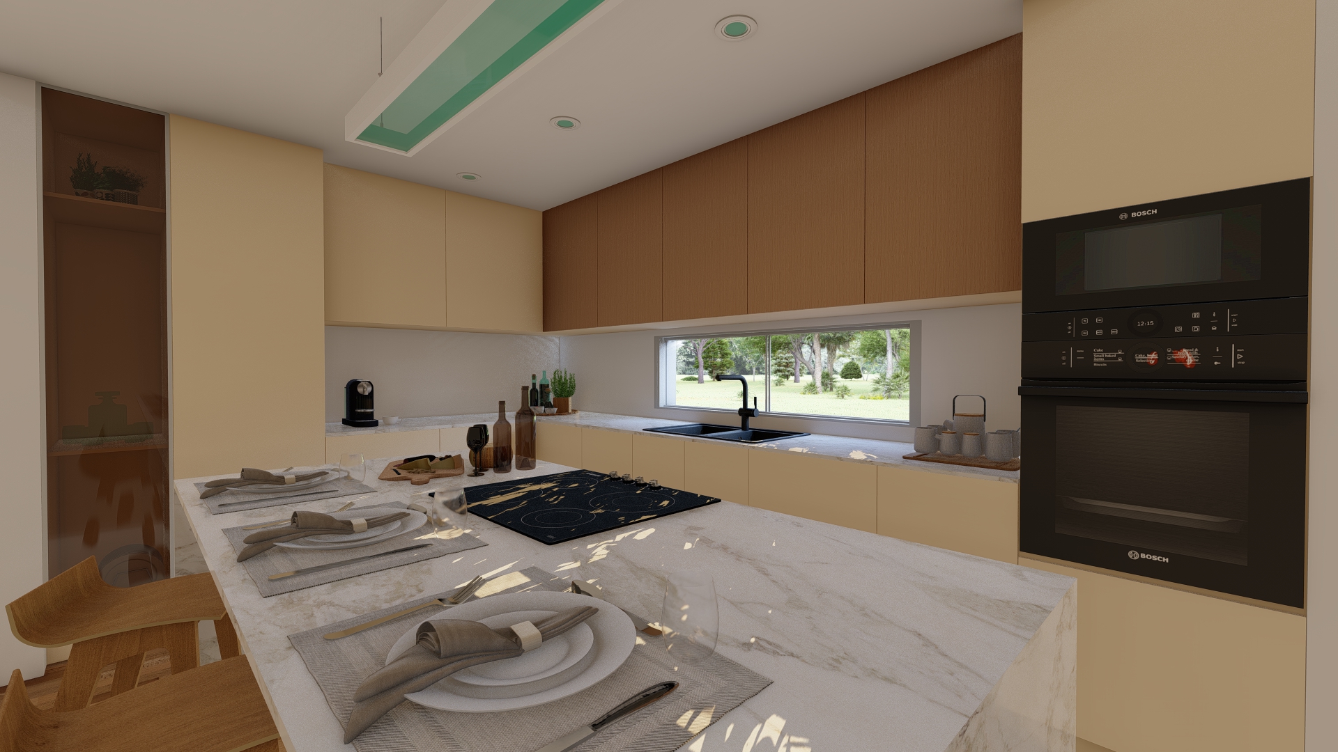 Planos_de_cozinhas_Lote06_6 Projetos em 3D
